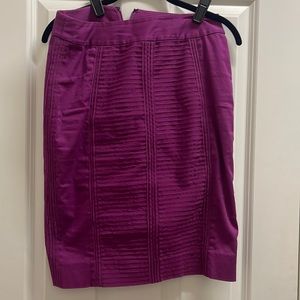 White House Black Market Purple skirt, size 2